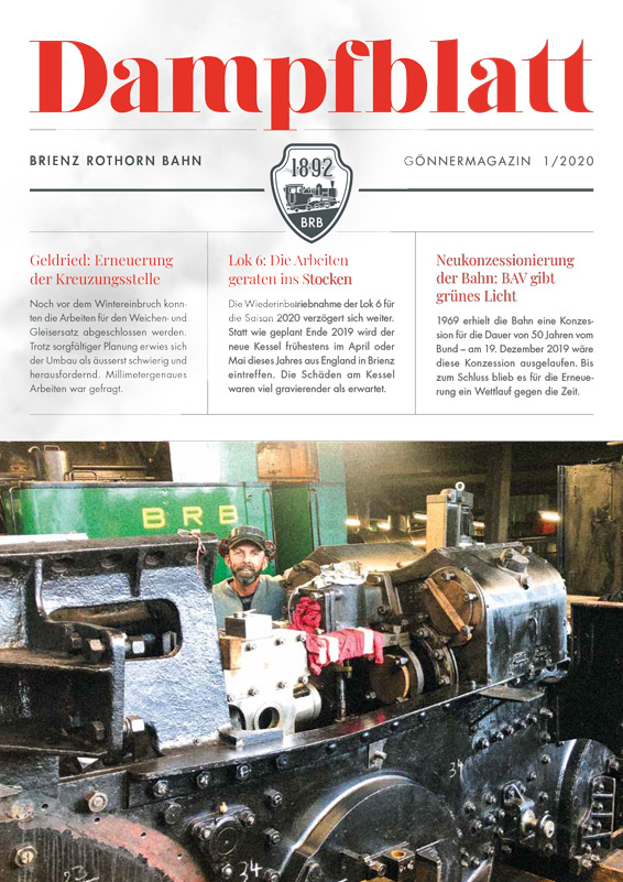 Dampfblatt 1/2020