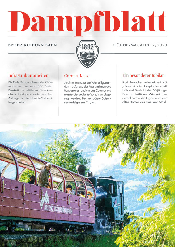 Dampfblatt 2/2020