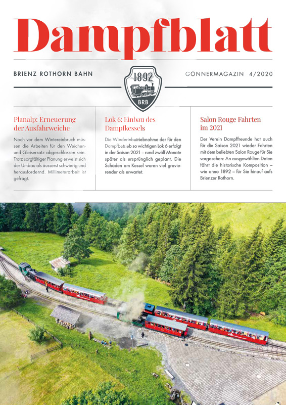 Dampfblatt 4/2020
