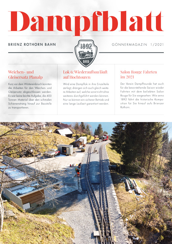 Dampfblatt 1/2021
