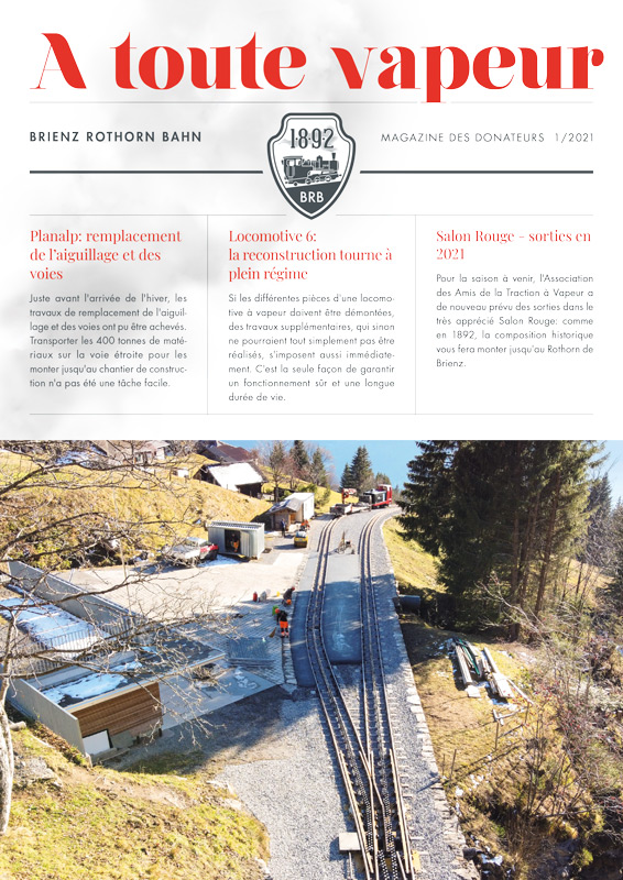 A toute vapeur 1/2021