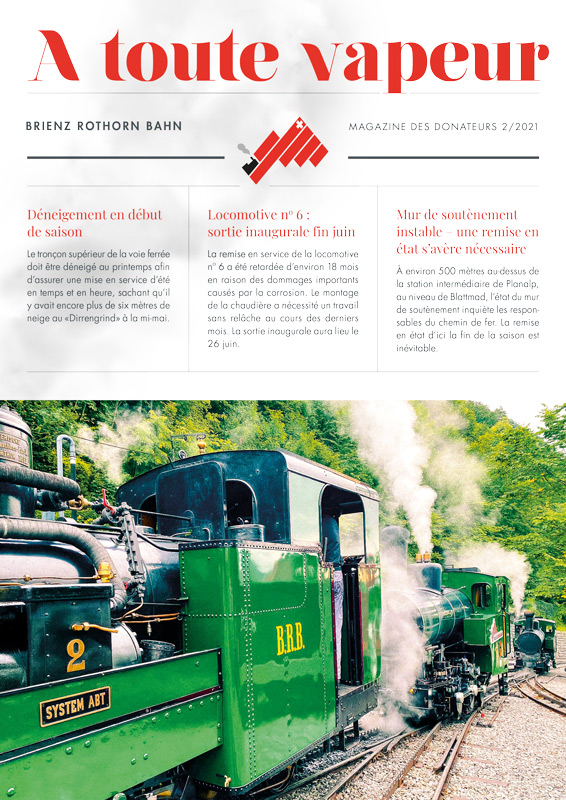 A toute vapeur 2/2021