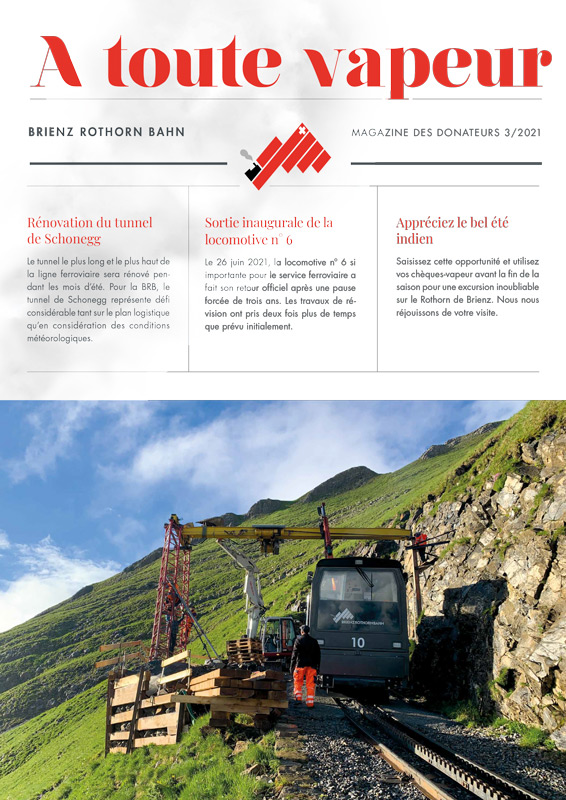 A toute vapeur 3/2021