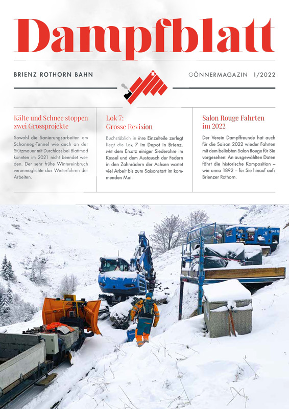 Dampfblatt 1/2022