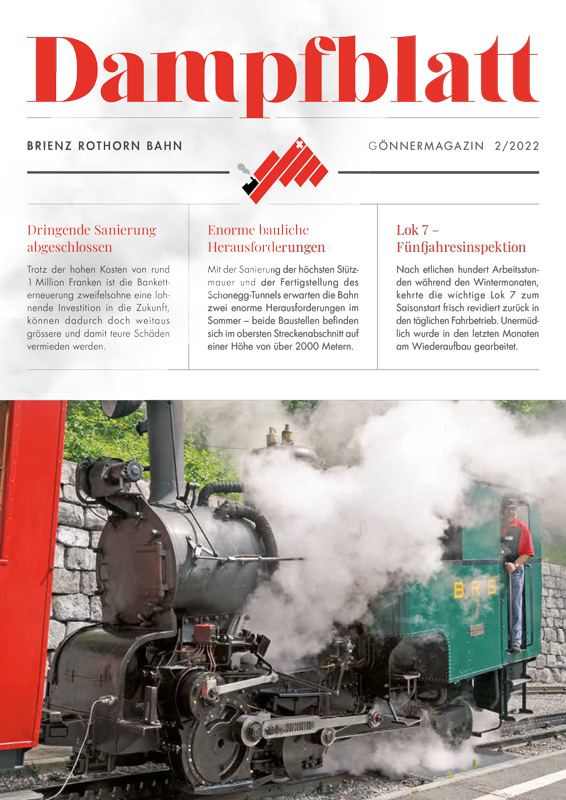 Dampfblatt 2/2022