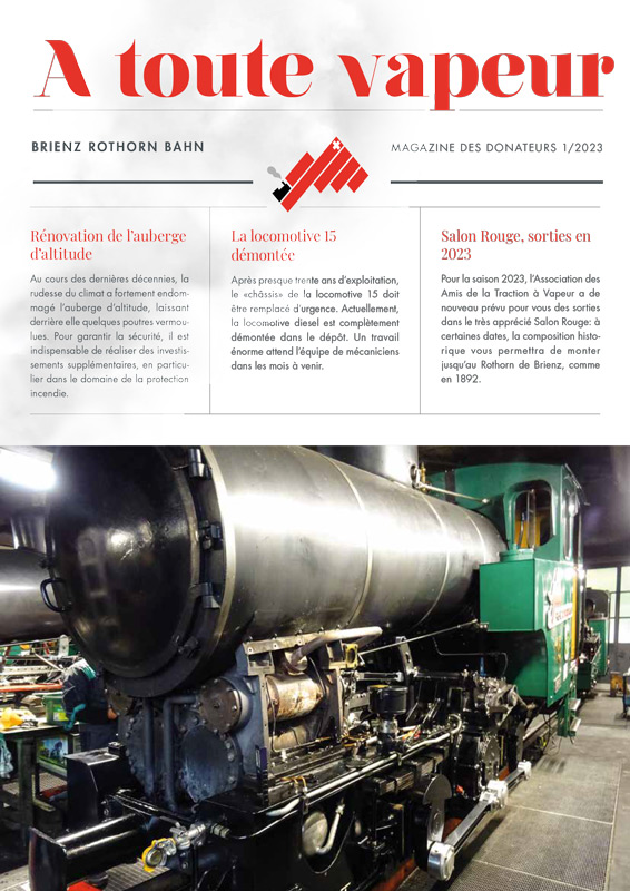 A toute vapeur 1/2023