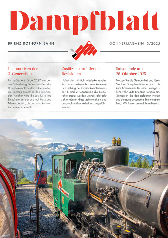 Dampfblatt 3/2025